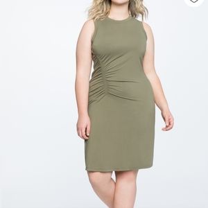 NWT Eloquii Gathered Side Tank Dress